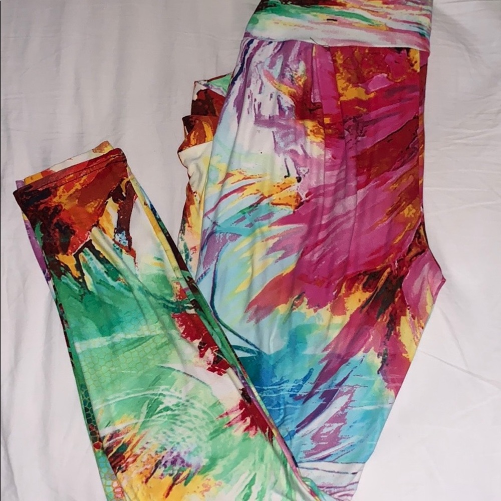 Colorful flowy pants!